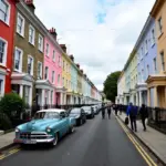 Khung cảnh Notting Hill London