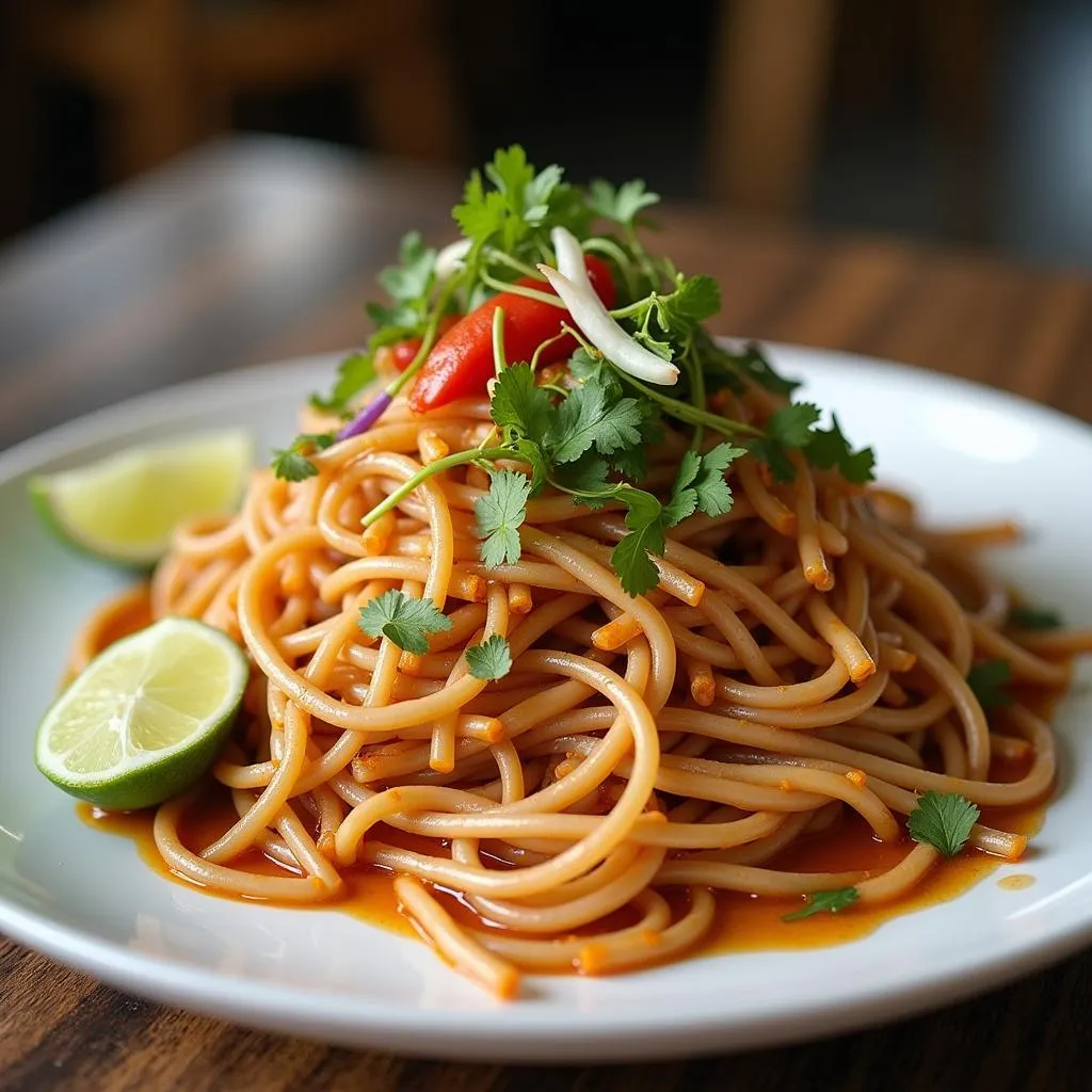 Món pad thai hấp dẫn