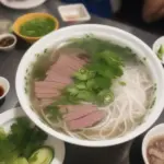 Tô phở bò Hà Nội nghi ngút khói