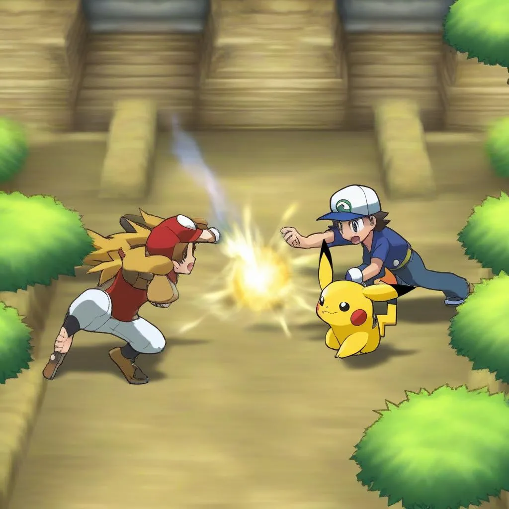 Pokemon Battle in Heart Gold: Intense Battles with Beloved Pokemon