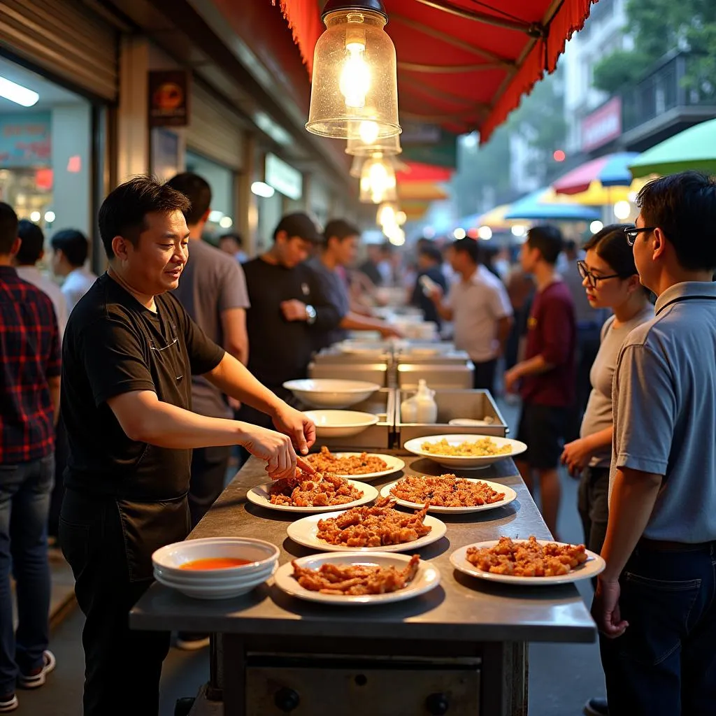 Quán nem chua ngon ở Hà Nội