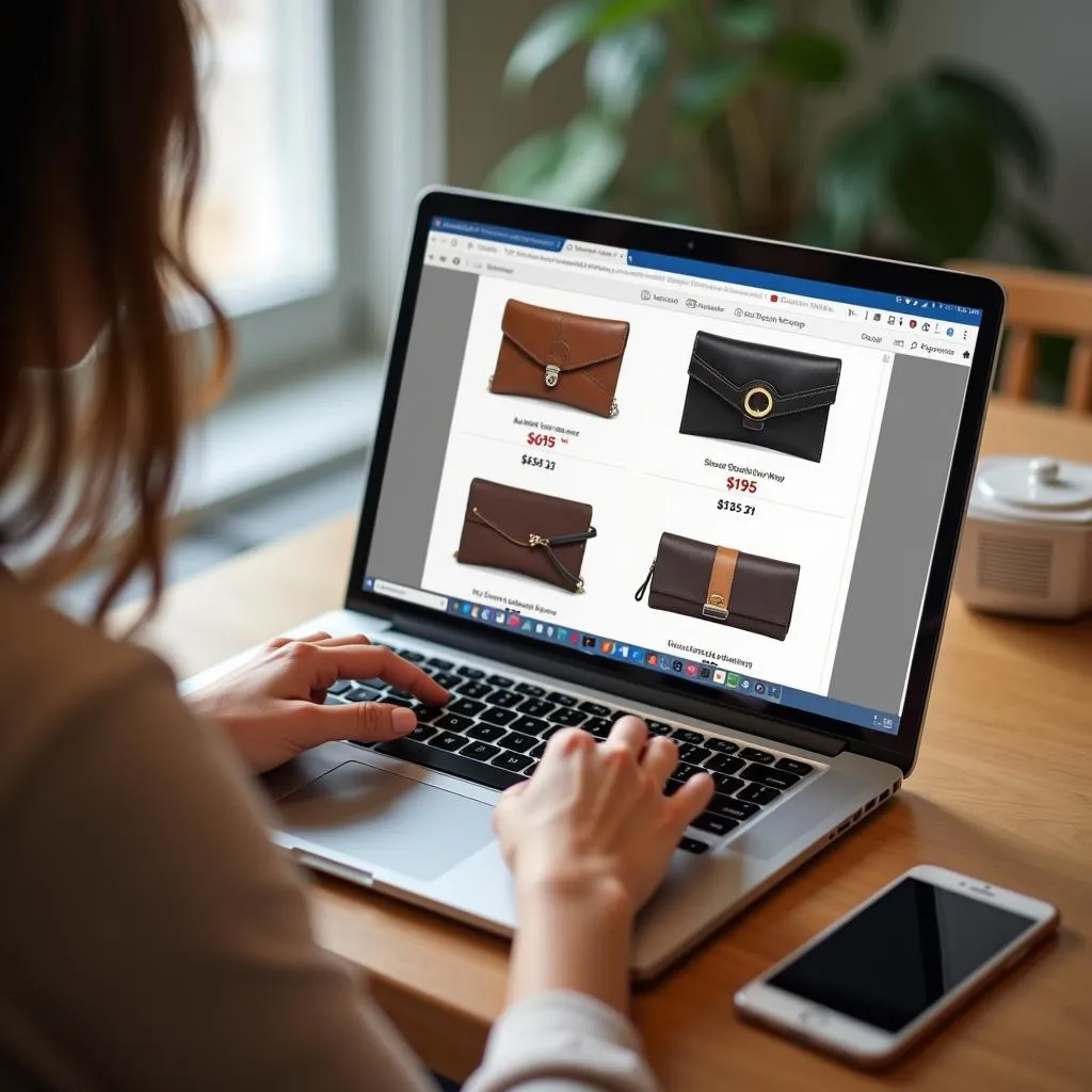 Shop bán ví nữ online uy tín