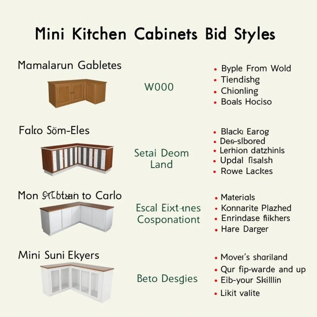 Mini kitchen cabinet comparison