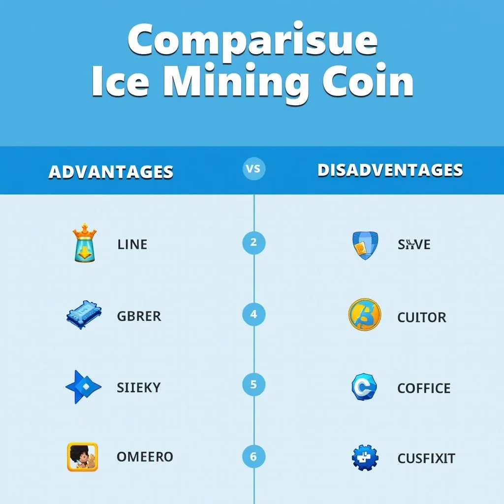 So sánh ưu nhược điểm Ice Mining Coin