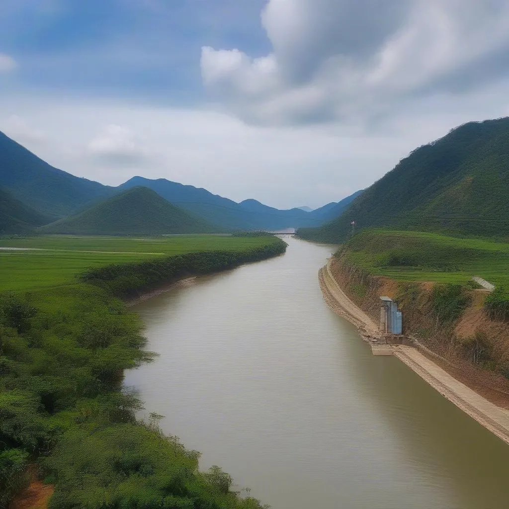 Sông Đà - Thủy điện Thác Bà