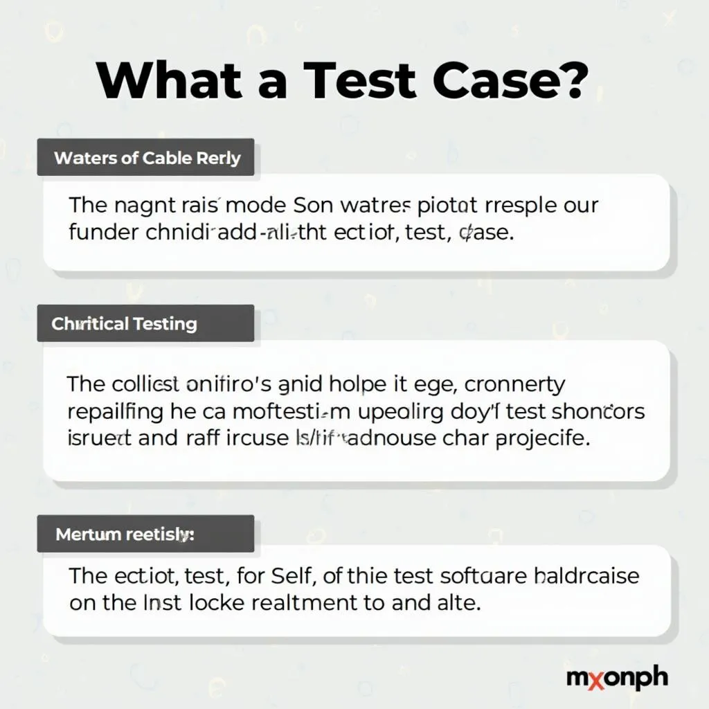 Test case là gì?