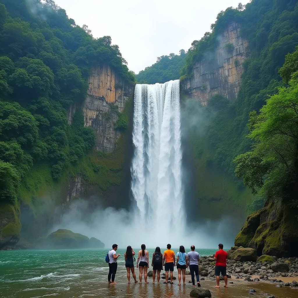 Thác Bản Giốc hùng vĩ