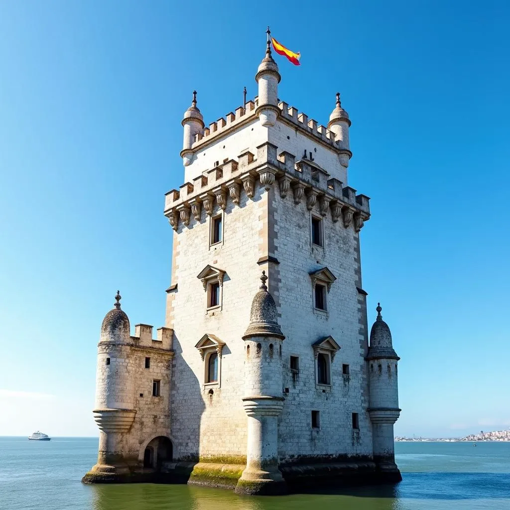 Tháp Belem ở Lisbon, Bồ Đào Nha