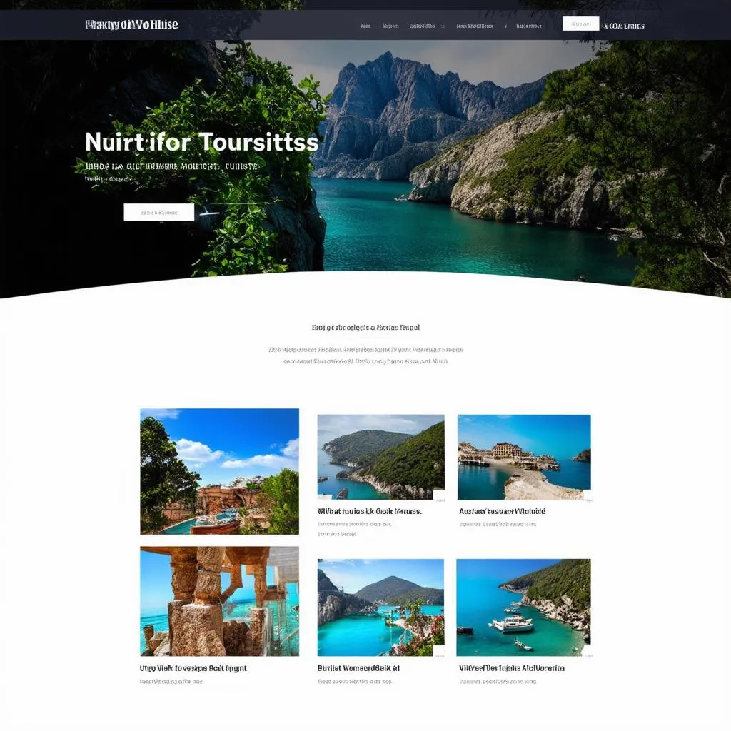 Thiết kế website du lịch ấn tượng