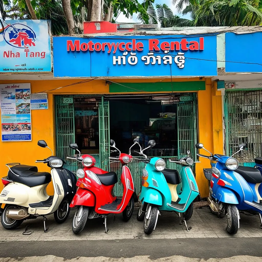 thuê xe máy ở nha trang gần biển