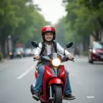 Thuê xe moto mini dễ dàng lượn phố