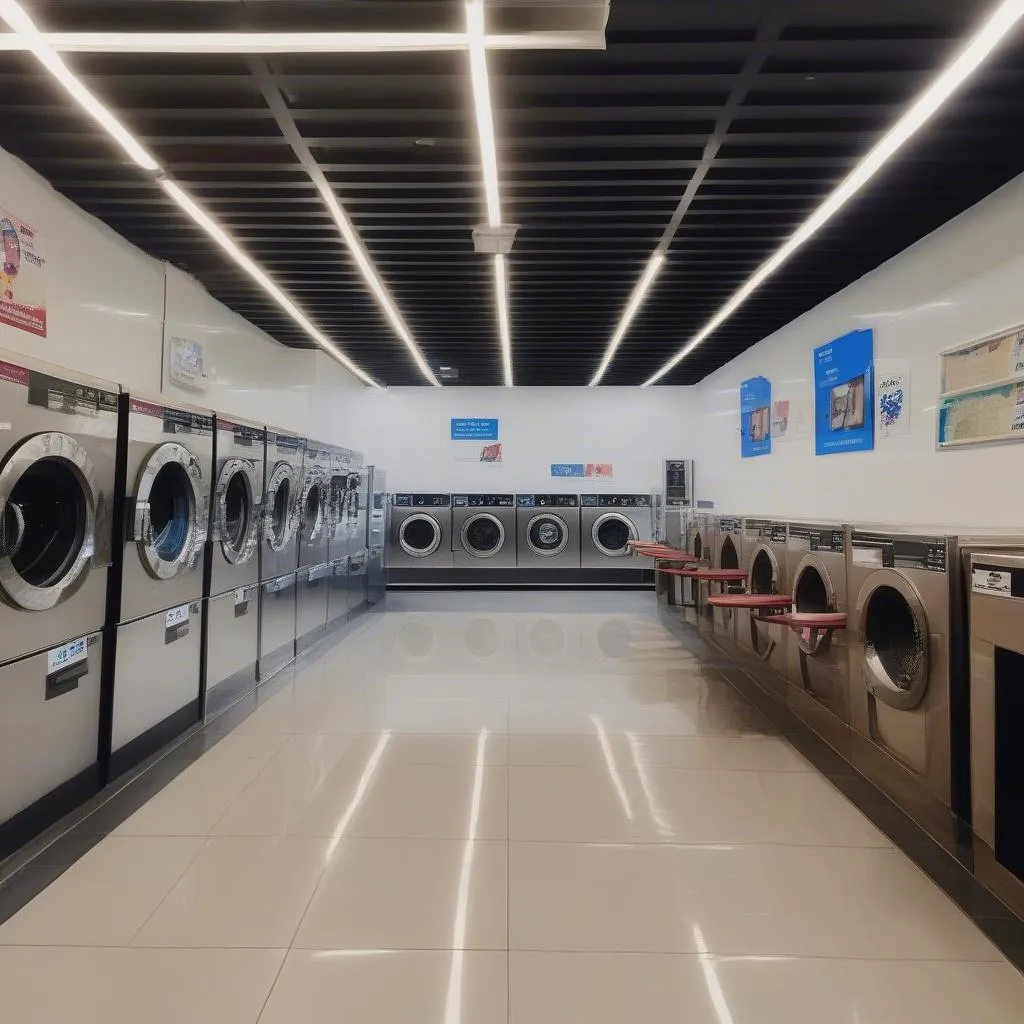 Tiệm coin laundry hiện đại tại Quận 1