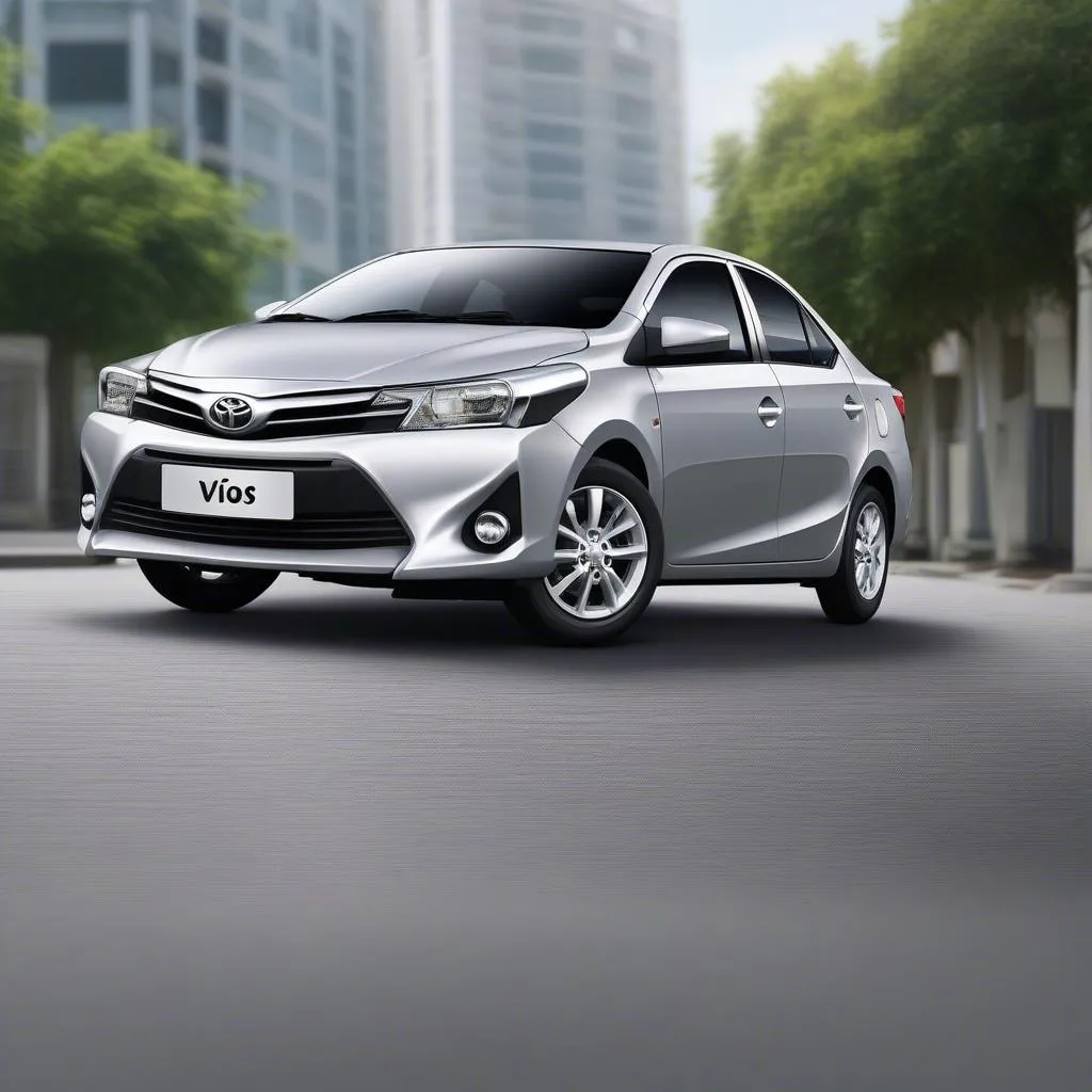 Toyota Vios 2014 màu bạc sang trọng