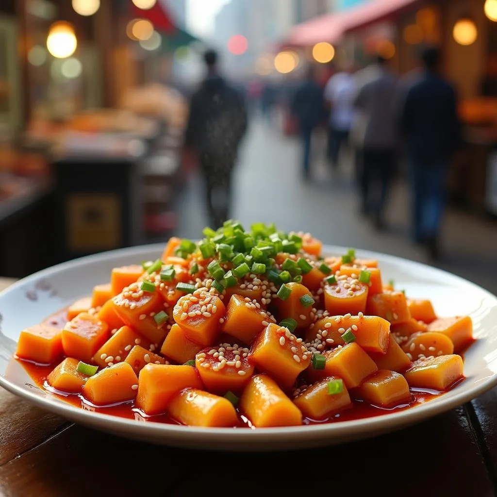 Tteokbokki cay nồng