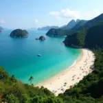 Vịnh Nha Trang nhìn từ trên cao