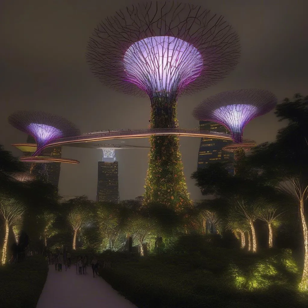 Vẻ đẹp siêu thực của khu vườn Gardens by the Bay