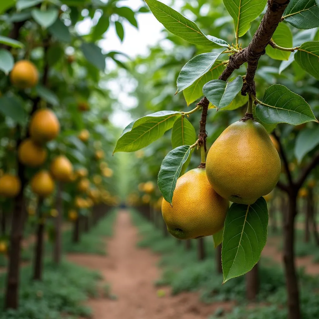 Vườn trái cây Long An sum suê trĩu quả