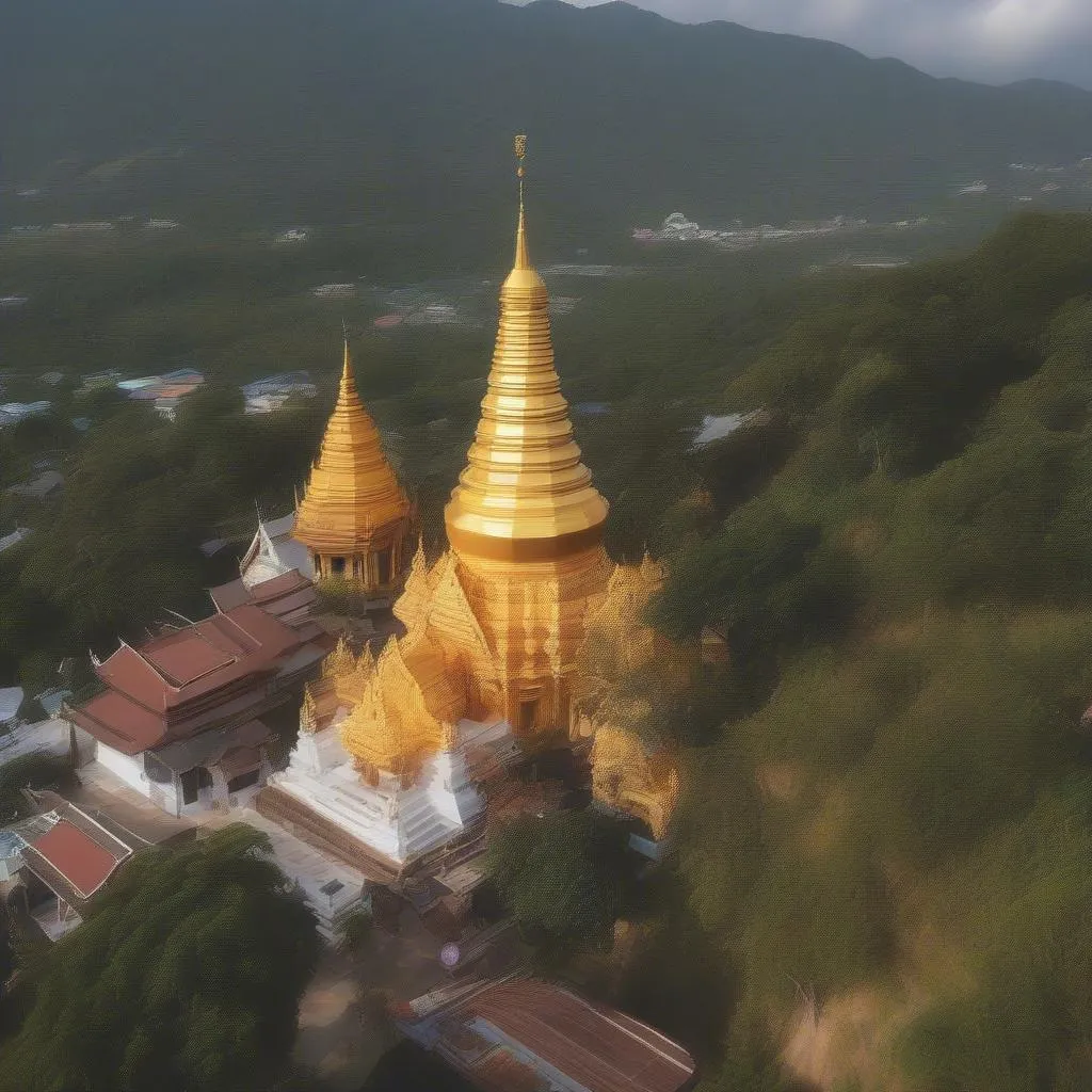 Wat Phra That Doi Suthep: A sacred temple with breathtaking views of Chiang Mai