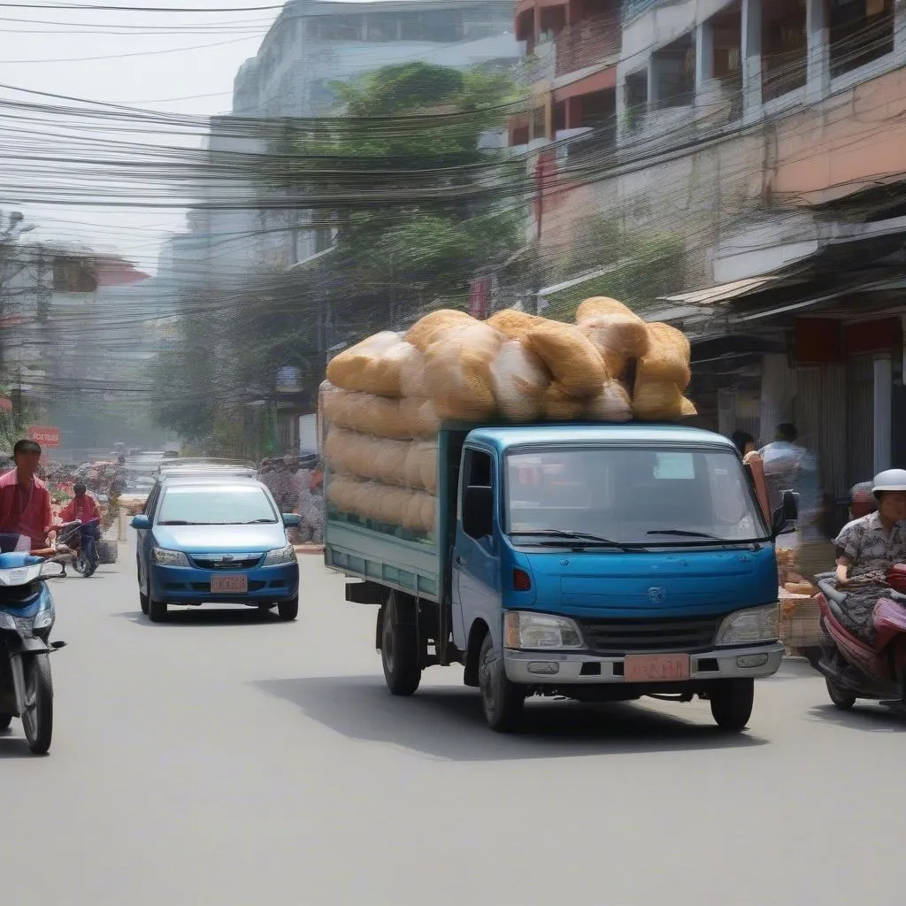 Xe bán tải cho thuê Bình Dương