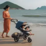 cho thuê xe đẩy em bé tại nha trang