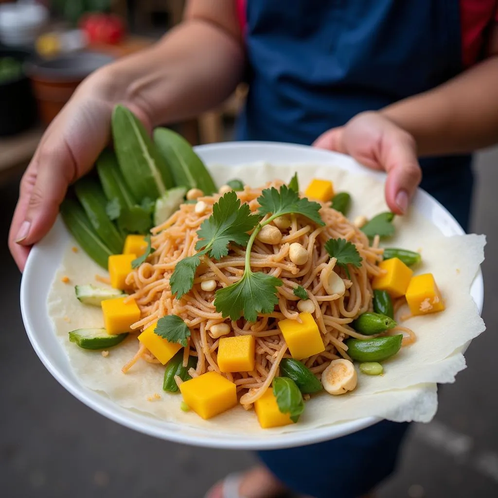 Bánh tráng trộn Hà Nội