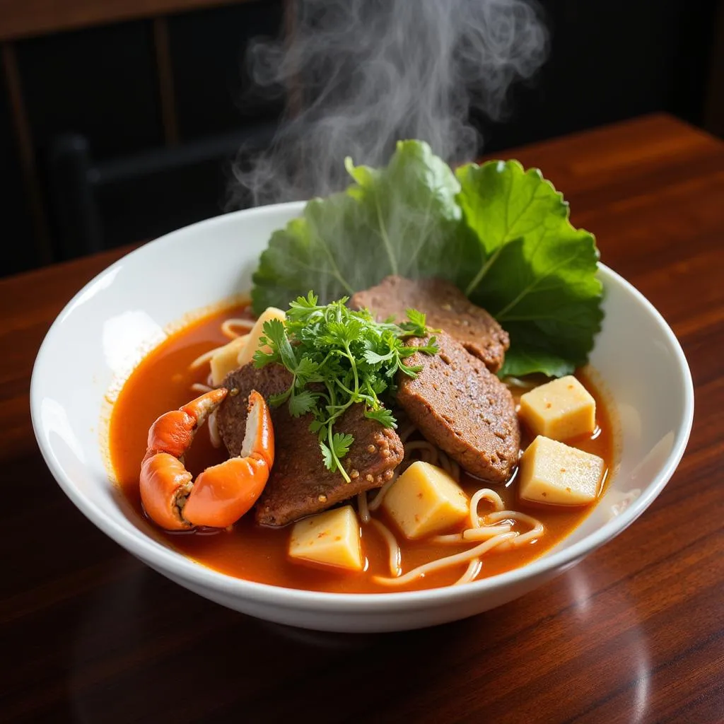 Bún riêu cua bắp bò