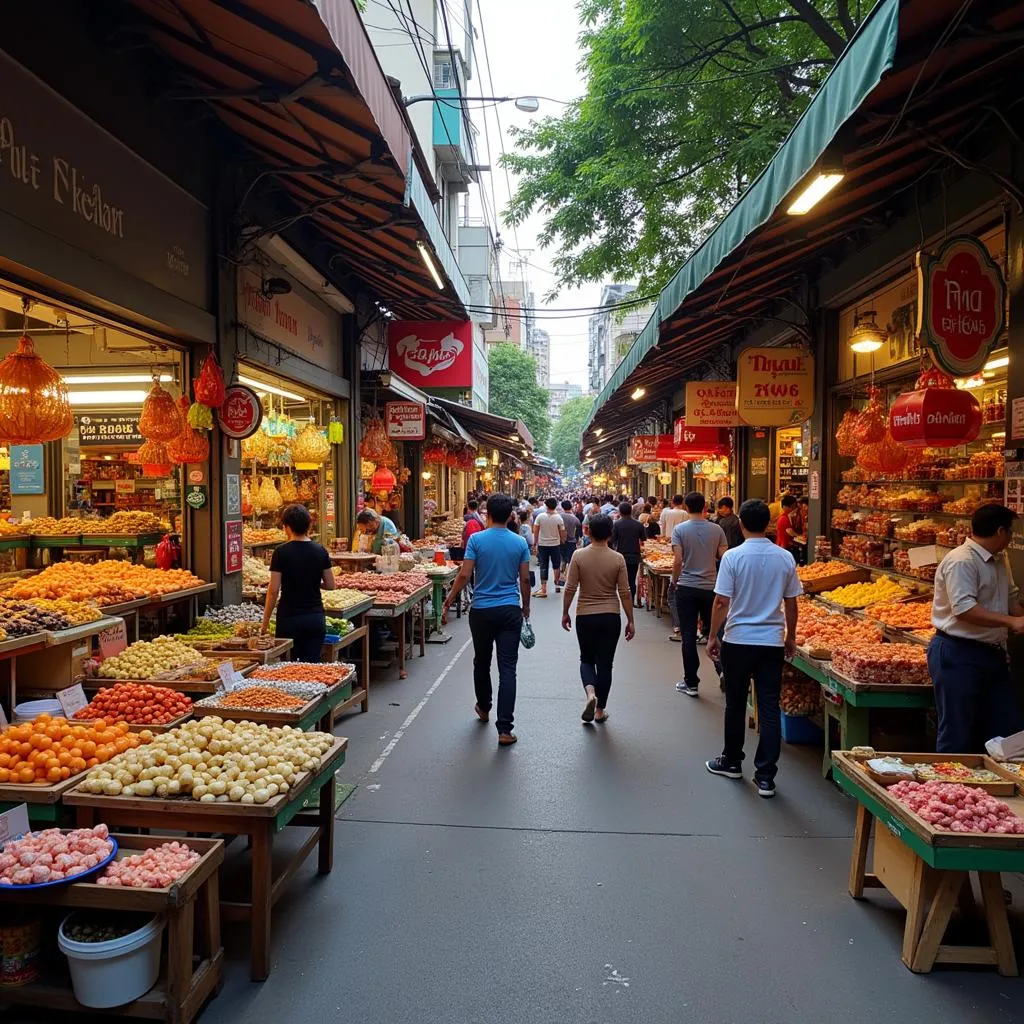 Chợ Bến Thành Sài Gòn nhộn nhịp