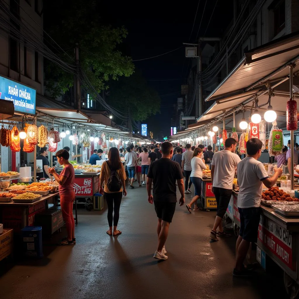 Chợ đêm Bến Thành nhộn nhịp về đêm