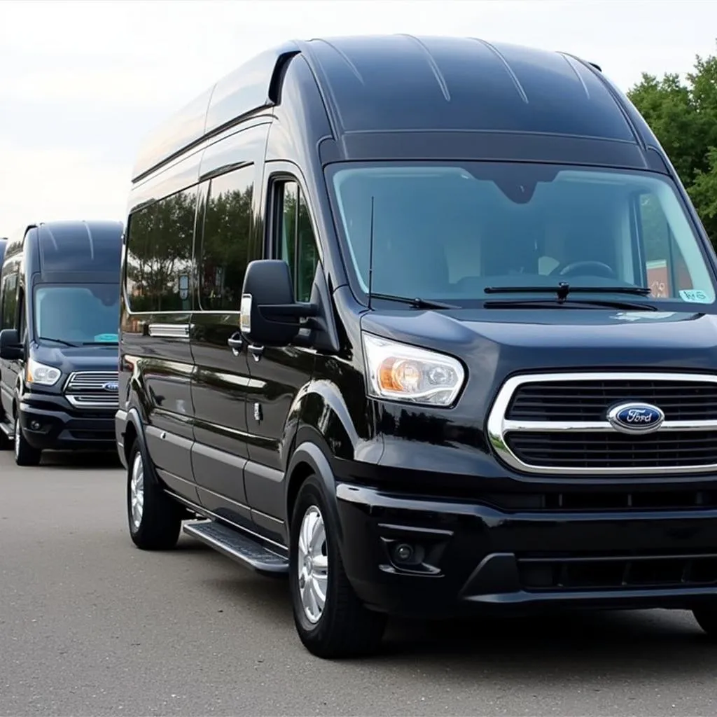 Đội xe Ford Transit Limousine cho thuê