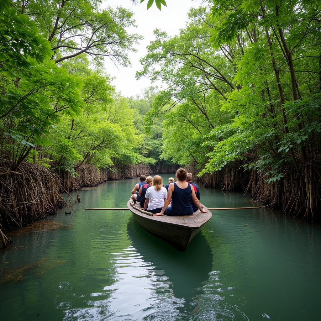 Du khách khám phá rừng ngựa