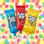 Kẹo Push Pop với nhiều hương vị