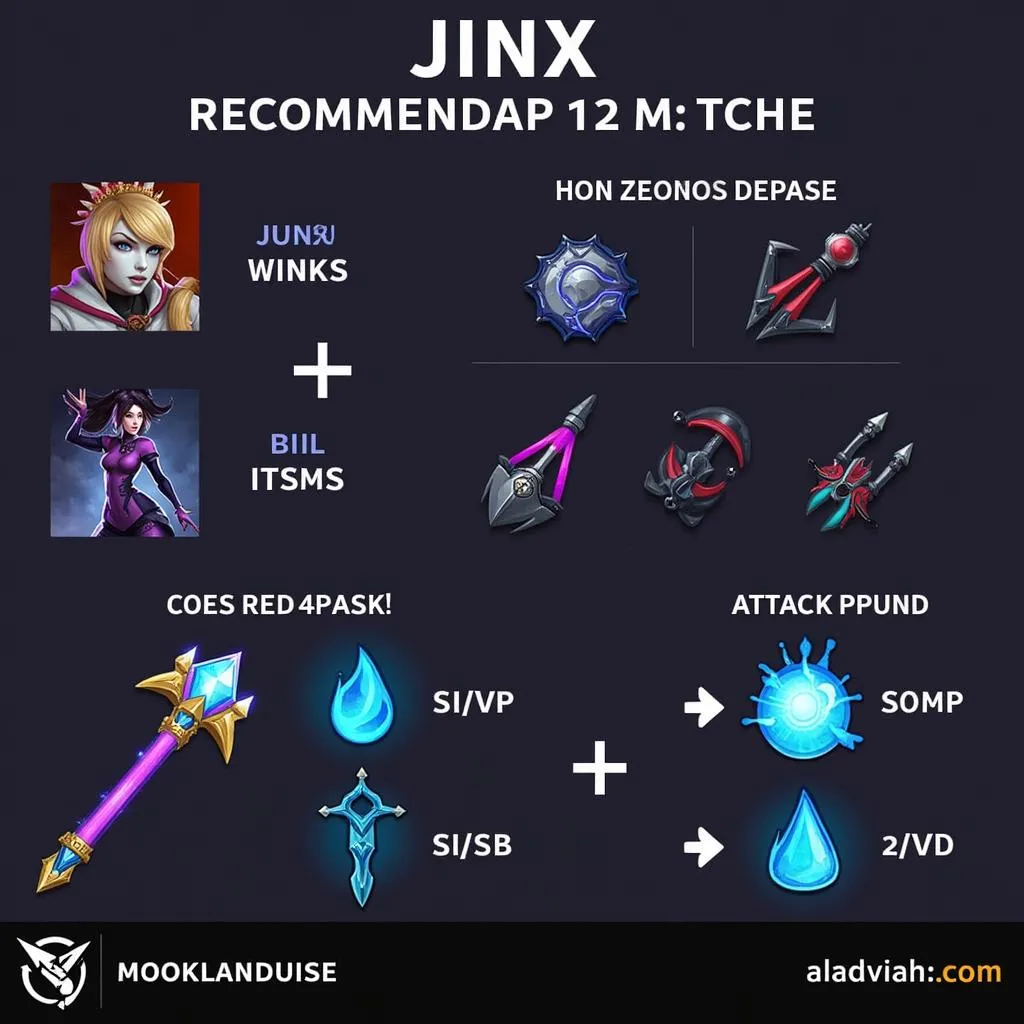 Cách lên đồ Jinx