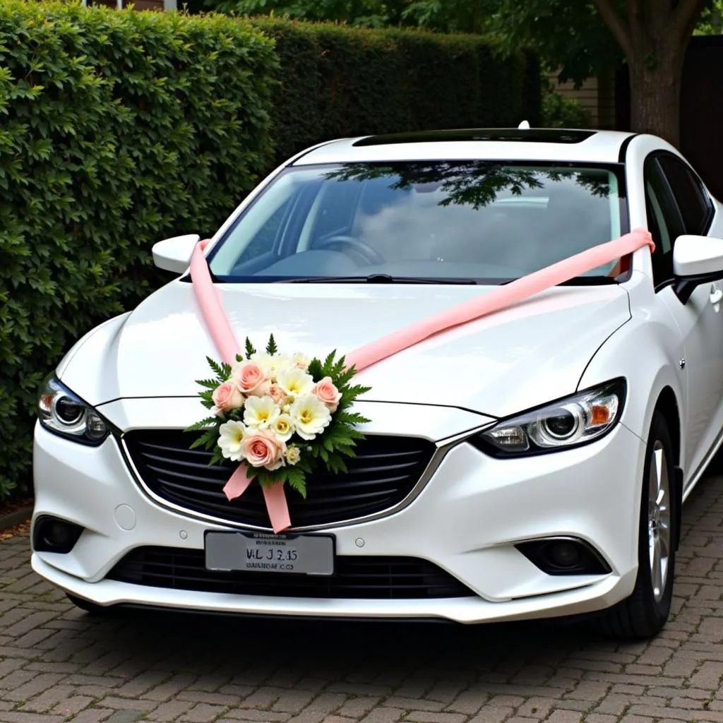 Mazda 6 trang trí xe hoa đẹp