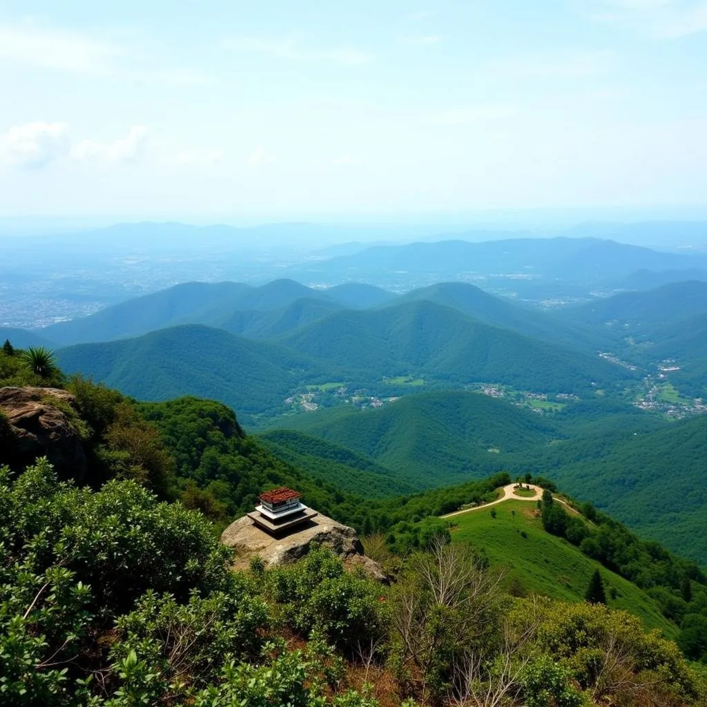 Núi Langbiang Đà Lạt