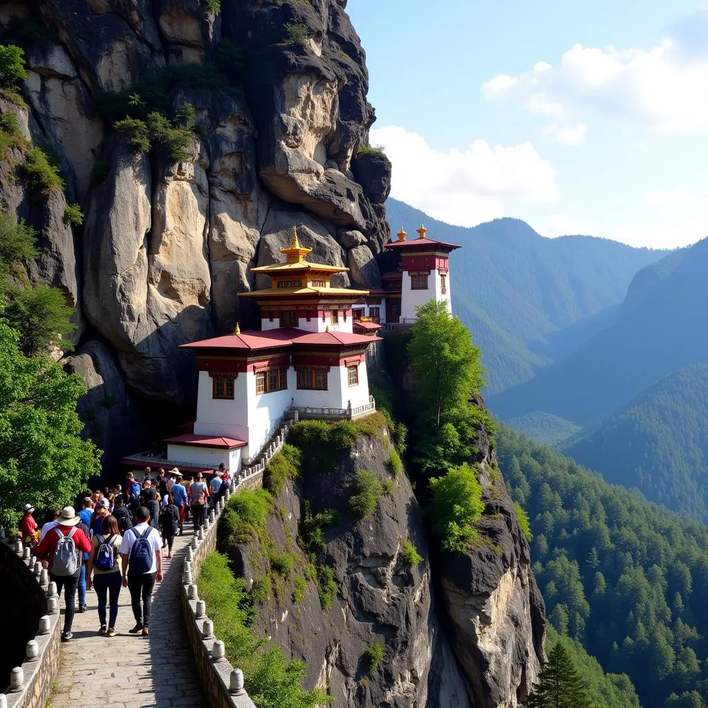 Tham quan Tu Viện Taktsang Bhutan