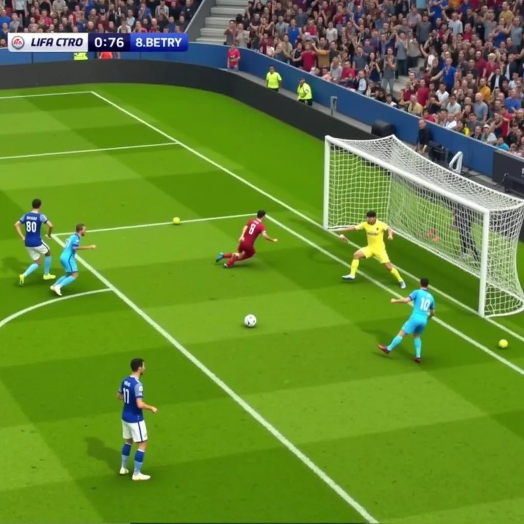 Tình huống đá phạt trong Fifa Online 4