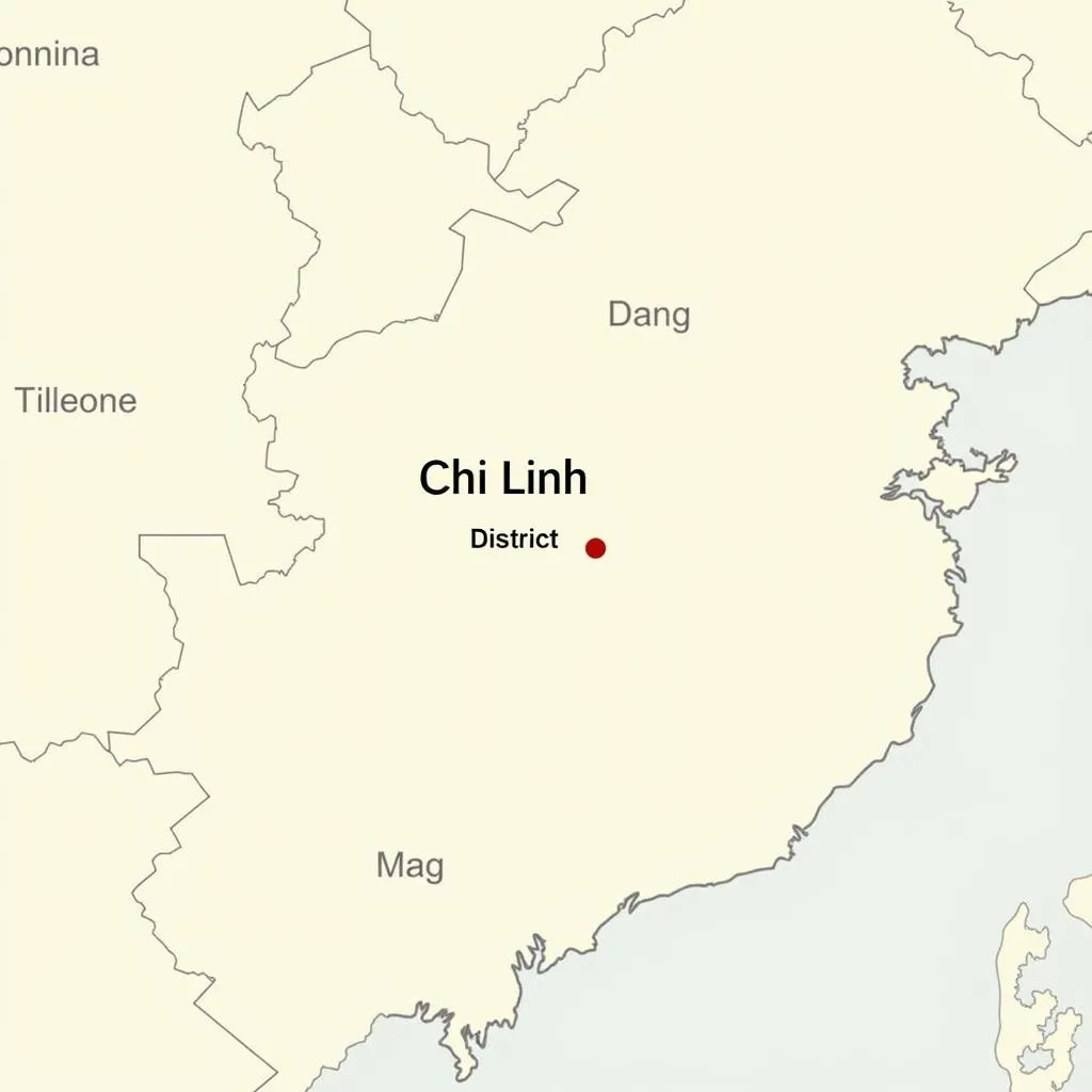 Bản đồ vị trí Chí Linh