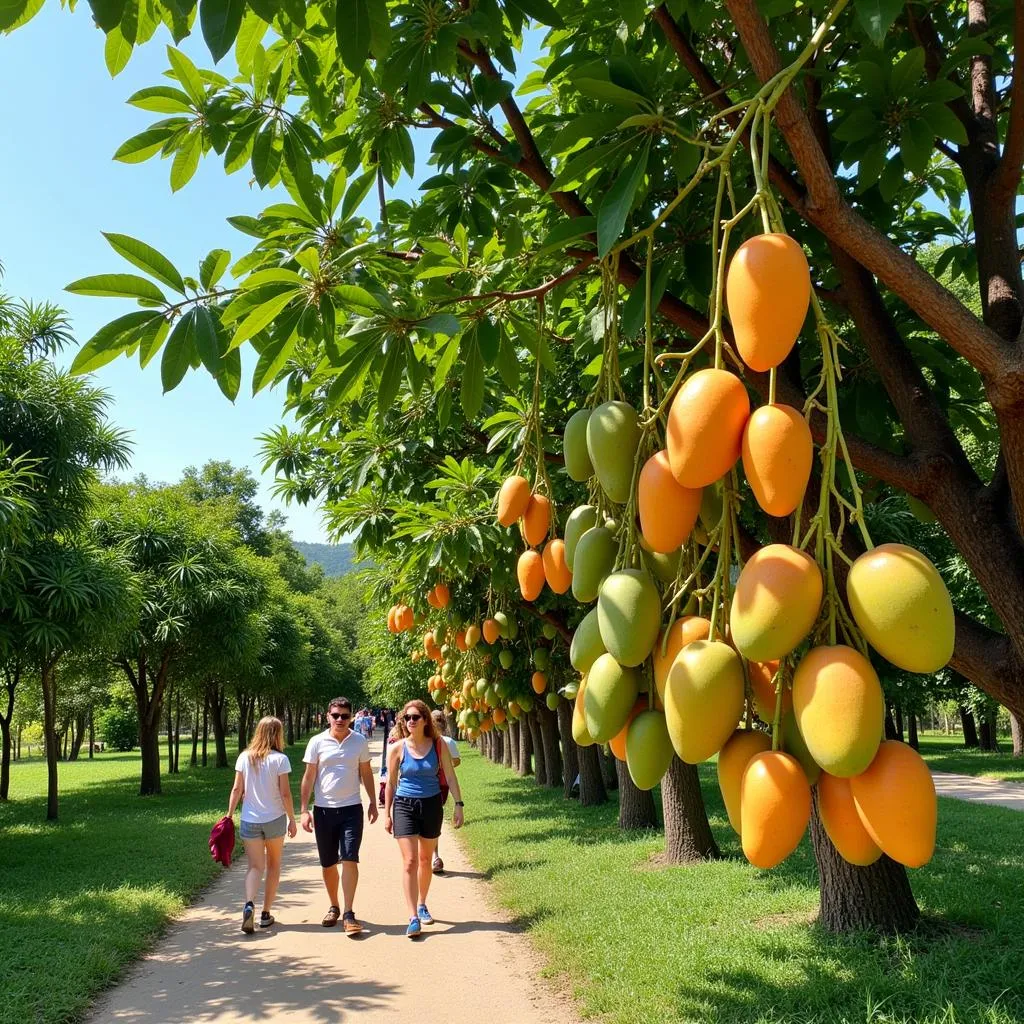 Vùng cây trái cây Bến Tre trĩu quả