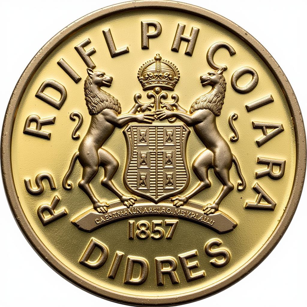 10 Diners Andorra Coin Obverse: Detailed view of the front side of the coin, showcasing the national emblem and year of issue.