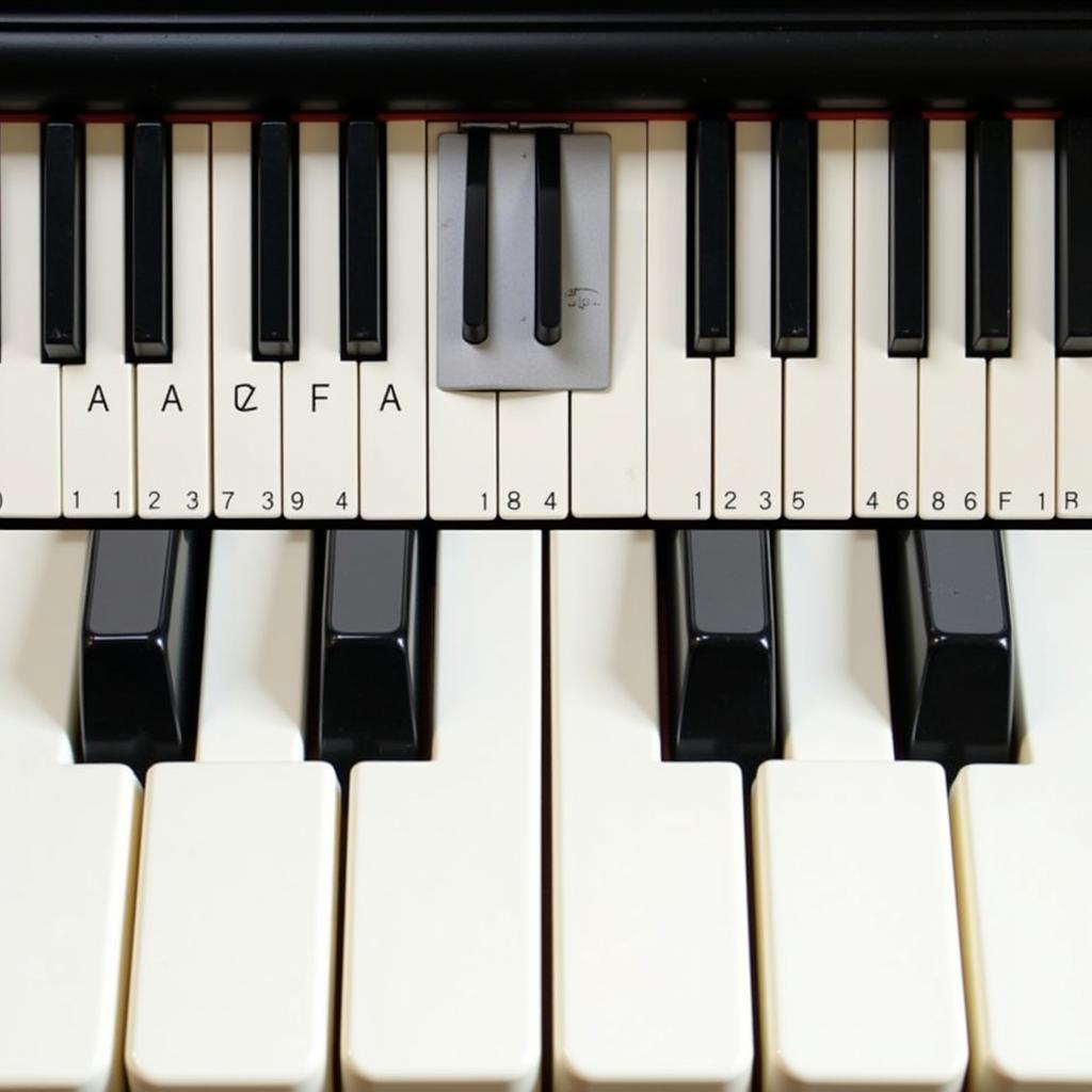 Bàn phím piano cơ bản