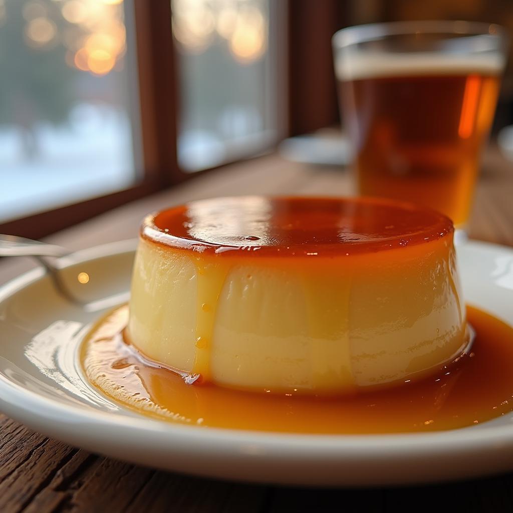 Bánh flan caramel thơm ngon cho mùa đông