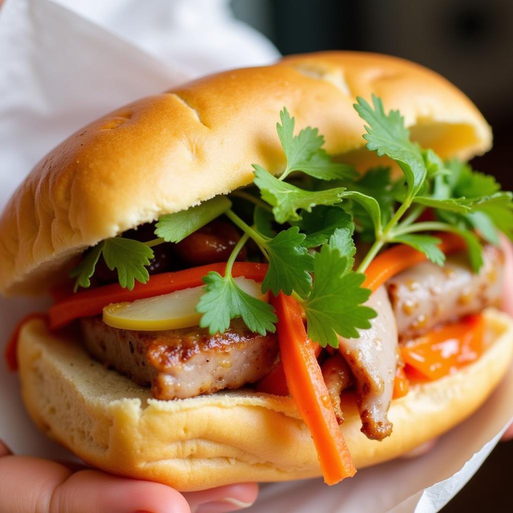 Bánh mì Hà Nội giòn rụm