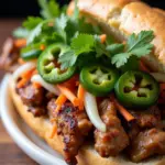 Bánh mì sandwich thịt nướng thơm ngon cho bữa sáng