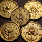 Floral Symbols on Chinese Coins