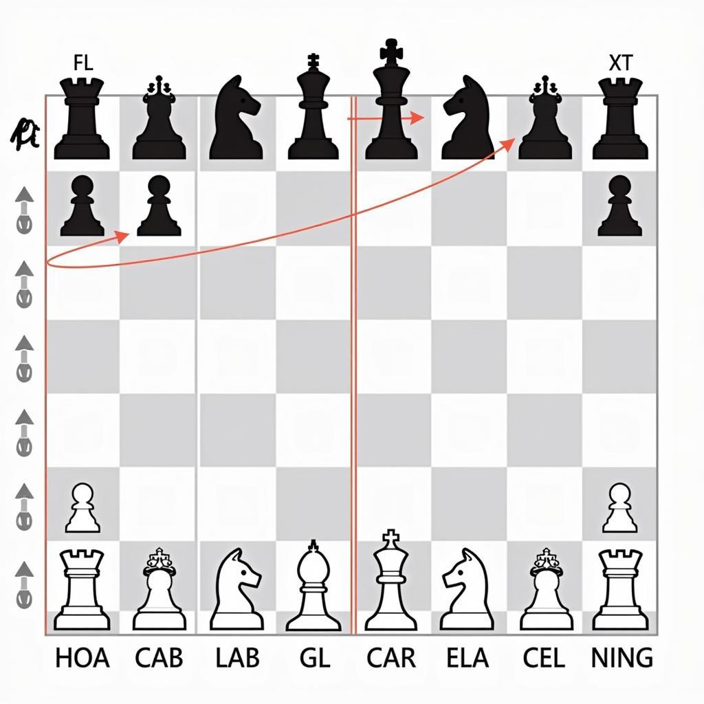 Các nước đi của quân cờ chess