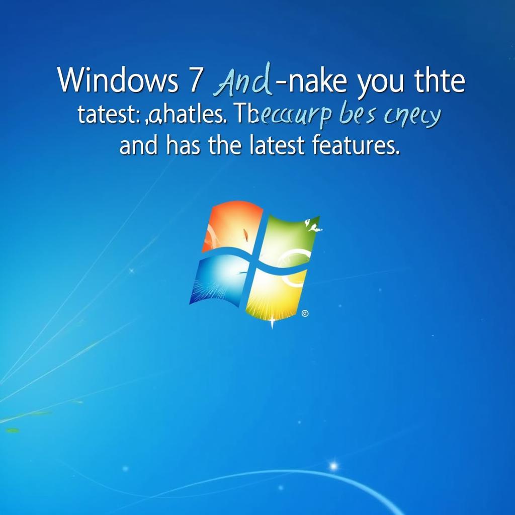 Cài đặt cập nhật Windows 7