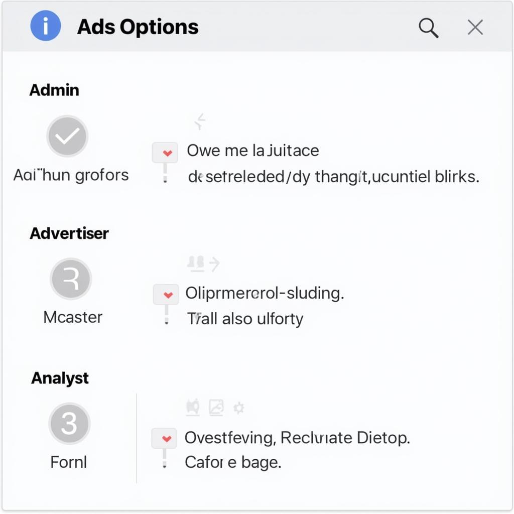 Choosing roles for Facebook Ads account