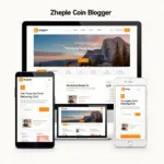 Coin Blogger Template Responsive Design