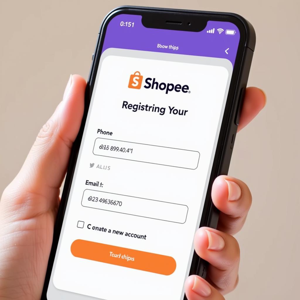 Đăng ký tài khoản Shopee