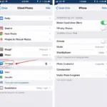 Đồng bộ ảnh iPhone với iCloud